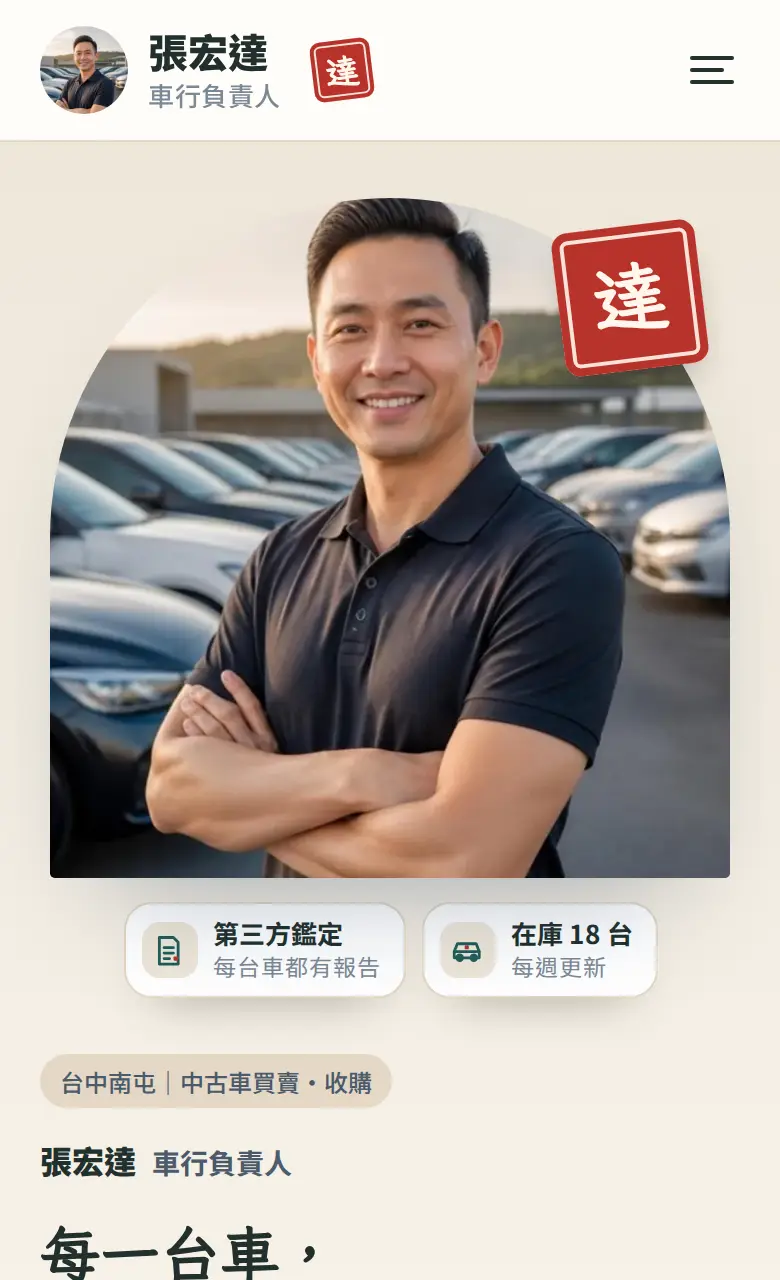 車況透明車行範本